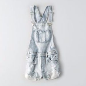 American Eagle Short Overalls